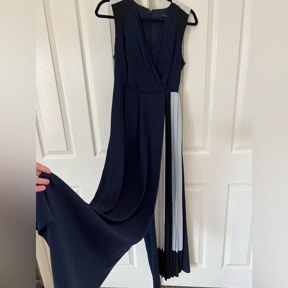 BCBGMaxazria classic navy jumpsuit - Picture 3 of 8